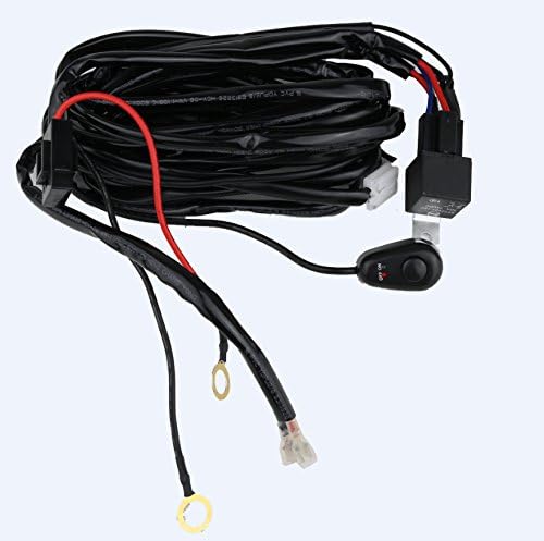 Eyourlifes764 14V 40A Off Road LED LIGHT Bar On Off Power Switch Relay Wiring Harness
