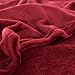 Bedsure GentleSoft Fleece Blankets King Size Burgundy - Bed Blanket Soft Lightweight Plush Cozy Fuzzy Luxury Microfiber, 108x90 inches
