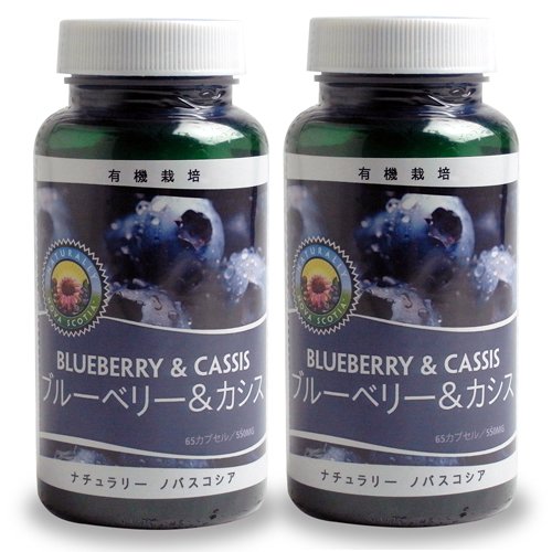 【24％OFF 送料無料】ブルーベリー＆カシスカプセル2個セット