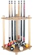 Minnesota Fats Cue and Ball Rack (Cherry Finish)
