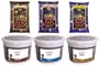 Big Train Chai Mix Variety Pack, Chocolate Chai Mix, Spiced Chai Mix, Vanilla Chai Mix - 3.5 lb Bulk Bags