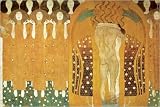 Art Print, Beethoven Frieze: Kiss to the Whole World by Gustav Klimt, Final Size: 40 in X 26.75 in