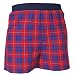 Blue and Red Tartan Plaid Check Cotton Flannel Plaid check boxers boxer shorts available in 5 adult sizes exposed waist false fly