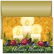 Candlelit Blessings Religious Christmas Cards -