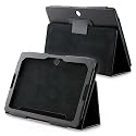 Leather Case w/ Stand for Blackberry Playbook, Black