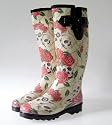 Couture Discount Damenstiefel Fashion Gummistiefel mit Totenkopf, Skull, Boots (ST132A)