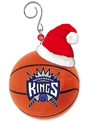 Sacramento Kings Official NBA 3 inch x 2 inch x 4 inch Team Ball Christmas Ornament by Evergreen 200816