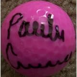 Paula Creamer (LPGA) autographed Precept pink golf ball by