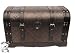 Phat Tommy Decorative Storage Steamer Trunk Chest Wood Vinatge Style Antique Decor Box