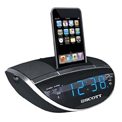 Scott i-CX 3 Radiowecker (Dockingstation, Ladeger�t) f�r Apple iPod schwarz