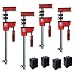 Bessey KRK1224 K Body REVO Fixed Jaw Parallel Clamp Kit, Includes: 2-12-inch, 2-24-inch K Body Clamps and 1 set of KP Blocks
