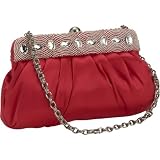 Inge Christopher West Palm Beach Shirred Clutch (Persimmon)