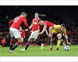 Photographic Prints of Jack Wilshere (Arsenal) Nemanja Vidic and Chris Smalling (Man Utd). Manchester from Arsenal FC Prints