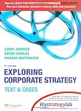 Exploring Corporate Strategy With Mystrategylabtext Cases Text And Cases