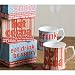 Rosanna Eat, Drink and Be Merry 12-Ounce Mug, Hot Cocoa