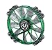 BitFenix BFF-LPRO-20025G-RP Spectre Pro 200mm LED Case Fan, Green