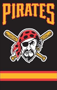 AFPIP Pirates 44x28 Applique Banner Banner Flags MLB
