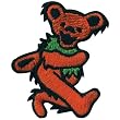Grateful Dead - Orange Dancing Bear Small Patch
