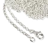 SilberDream 925 Sterling Silber Charm Halskette 80cm Kette f�r Charms Armband Anh�nger FC00288-1von "SilberDream"