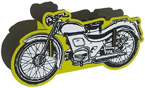 Stiftebox Stifteköcher Motorrad gelb Werkhaus by Werkhaus GmbH