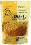 GoNaturally Organic Honey Gluten Free Hard Candies, 3.5-Ounce Bags (Pack of 6)