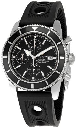 Breitling Men's BTA1332024-B908BKRD Superocean Heritage Black Dial Watch