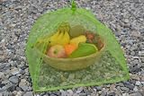 Cloche alimentaire EMA - Système parapluie - Tulle élastane vert pomme