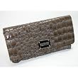 Kenneth Cole Croc Print Framed Clutch Wallet
