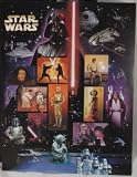 Star Wars Saga USA Postage Stamps Souvenir Sheet of 15
