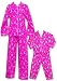 Papa Bear Blondi Girls Matching Pink Loungewear