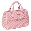 Sachi Fashion Insulated Lunch Bag, Pink Squares Speed