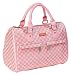 Sachi Fashion Insulated Lunch Bag, Pink Squares Speed