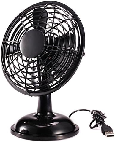 Lileng 818 Desktop Fan USB Power Supply 2 Speeds Mini Portable Oscillating Fan