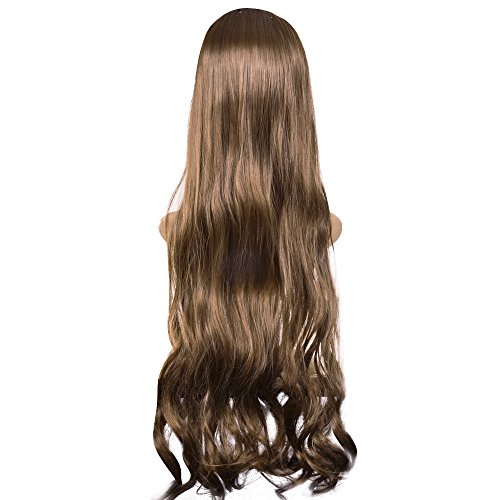 Ecvtop ladies 29" long curly wavy 6 clips in on ha…