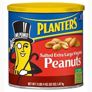 Planters Ex-Large Virginia Salted Peanuts - 52oz