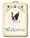 boston_terrier12boston terrier - Boston Terrier Welcome Slate