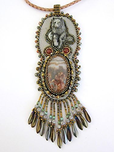 Spirit Wolf Pendant Necklace