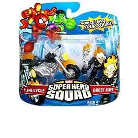 Marvel Superhero Squad Hasbro Series 7 Mini 3 Inch Figure 2-Pack Ghost Rider & Motorcycle