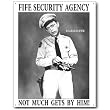 Nostalgic Andy Griffith Show Tin Sign : Fife Security Agency