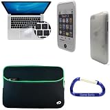 Gizmo Dorks Buy a Mac for College Combo (Green Trim / Clear) for MacBook Pro 13 Inch