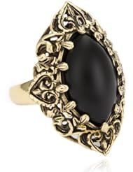 Barse "Guinevere" Ornate Onyx Ring