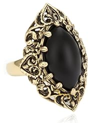 Barse "Guinevere" Ornate Onyx Ring