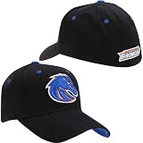Top of the World Boise State Broncos Black 1-Fit Stretch Cap