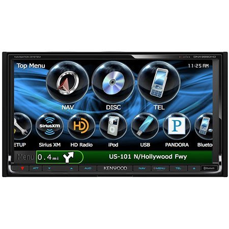 Kenwood Excelon DNX9990HD Touchscreen In-Dash Double-DIN Navigation DVD Receiver