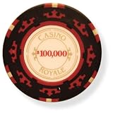 Casino Royale - Poker Chip - 25 Stueck mit Wertangabe $100.000