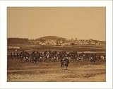 Civil War Photo (M): 17th New York Battery Artillery Depot Camp Barry near Washington D.C.