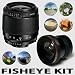 Tamron 28-80mm f/3.5-5.6 with Opteka High Definition² .22x Fisheye Lens Kit for Canon EOS SLR Digital Cameras