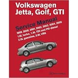 1999-2005 VOLKSWAGEN GOLF, GTI & JETTA Service Manual by Volkswagen