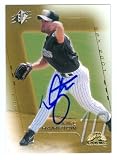Mike Hampton Autographed/Hand Signed MLB Baseball Card (Colorado Rockies) 2001 Upper Deck SPX #90