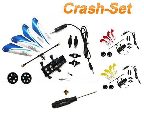 Crash Set 10 Teilig Falcon X blau